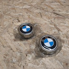 BMW E12 E28 E34 E24 E23  Original Alufelgen Nabenabdeckung Satz 2x 1117649 NEU