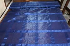 Transparenter dekostoff blau - transparenter,