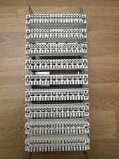 9 Stück Krone LSA+  Trennleiste 10 DA inkl. Montagewinkel | Gebraucht aus Studio