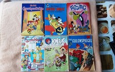 6 Comics Simpsons 159+Knax 6/89+F+F Fasching+Grusel+T.Eulensp 1+ A.Maus 1/51+B16