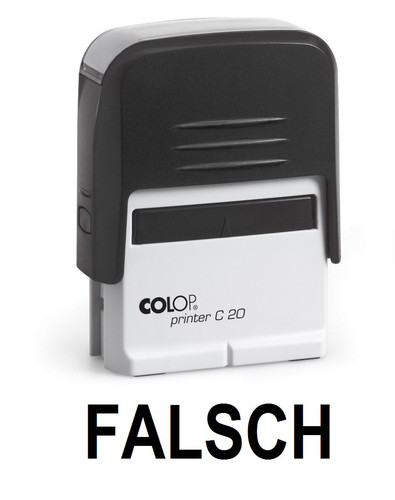 Fertige stempel falsch - fertige,