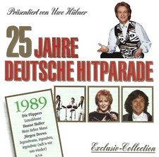 25 JAHRE DEUTSCHE HITPARADE - 1989 - CD 1995 - JÜRGEN DREWS,DIRK BUSCH,ENGELBERT