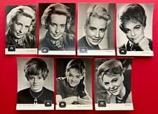 7 x DDR Schauspieler AK um