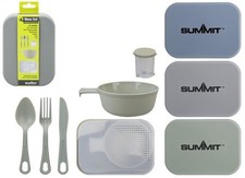 Summit Mess Set Besteck, Schneidebrett, Gewürztopf Schüssel & Becher 13 cm x 18 cm