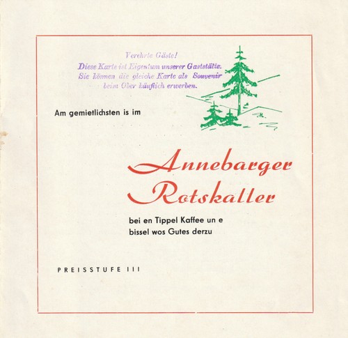 Ddr annaberg speisekarte - annaberg,