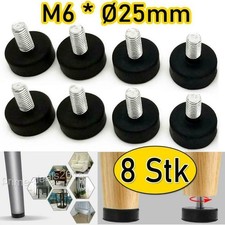 8x M6*25mm Gummipuffer