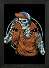 Lustiger Dart Totenkopf