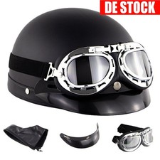 Retro Motorradhelm Rollerhelm
