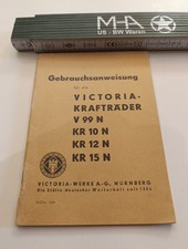 Original Bedienungsanleitung Victoria V 99 N KR 10 12 15 N Motorrad Oldtimer N16