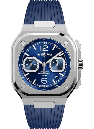 Bell ross 05 chrono blue - &, br-05