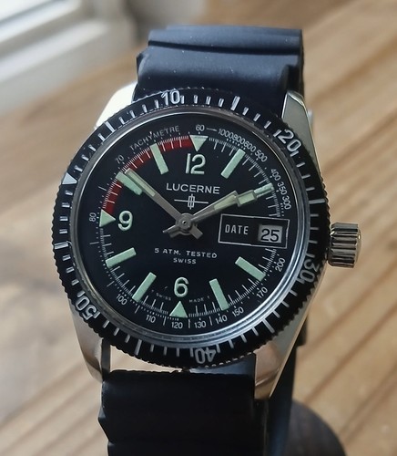 Lucerne swiss vintage diver - diver, 36
