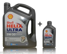 Shell Helix Ultra Professional AG 5W-30 Motoröl 6 Liter  Opel GM Dexos2