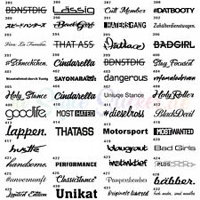 Heckscheiben Auto Aufkleber 35