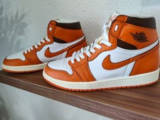 Nike Air Jordan 1 Retro High OG White/Starfish in Gr.43