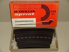 Märklin Sprint Steilkurve 1248 Schienen OVP neu Slotcar Auto Rennbahn