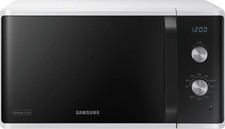 Samsung MG23K3614AW Mikrowelle 23L 800W Grill Weiß Keramik Emaille Inne. B Ware