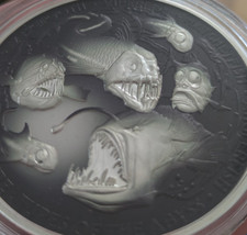 10 Dollar Creatures of the Abyss - Tiefsee Niue Island 5 oz Silber PP 2024