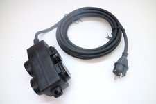 Kopp Gummi Verlängerung 4-fach Steckdosenverteiler – 5 m – IP44 – Neuwertig