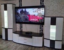 Anbauwand weiß hochglanz