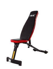 ISE Adjustable Bench Tilt - San Francisco SY-5021, Schwarz/rot B-Ware