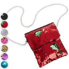 Pailletten Handtasche Damen