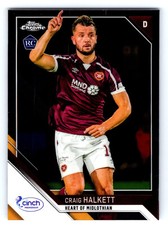 2021-22 Topps Chrome SPFL 146 Craig Halkett (Heart of Midlothian)  