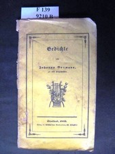 Gedichte von Johanna Bormann, geb. von Hagemeister. Bormann, Johanna.: