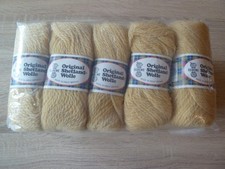 Schewe Original Shetland-Wolle Mais 832 Vintage reine Schurwolle 500 Gramm