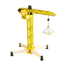 Pintoy kran gelb aus - gelb, holz