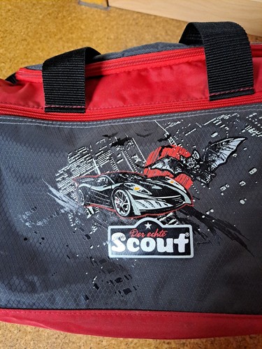 Scout sporttasche batmobil gut - sporttasche,