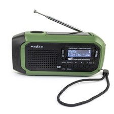 Notfallradio Kurbelradio DAB+ Radio FM LED-Lampe Batteriefreies Solar USB Dynamo