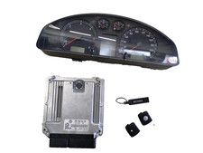 VW T5 2,5 TDI Motorsteuergerät AXE Kombiinstrument Tacho 070906016BH 7H5902871R