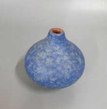 Vase 9 cm Keramik Blau