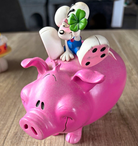 Rosa sparschwein spardose - rosa, aus