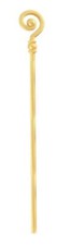 Nikolaus- / Bischofsstab gold