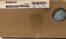 IKEA Dunvik Bezug für Boxspringbett 140 x 200 helltürkis 103.449.50 NEU OVP