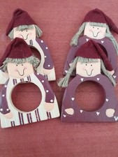  Weihnachten 4 Serviettenringe