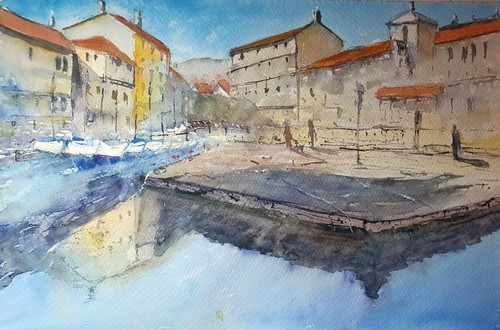 Bild aquarell cres - -,