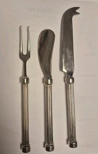 Servierbesteck Vintage 3-teilig versilbert Buttermesser Käsemesser Tafelbesteck