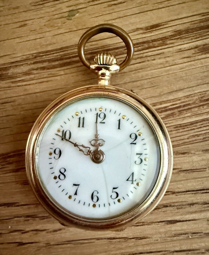 Antike gold taschenuhr 585 - antike,