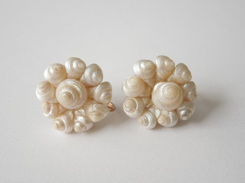Vintage schraubohrringe - vintage,