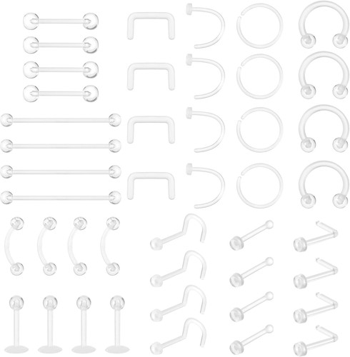 44pcs plastik piercing für - piercing, op