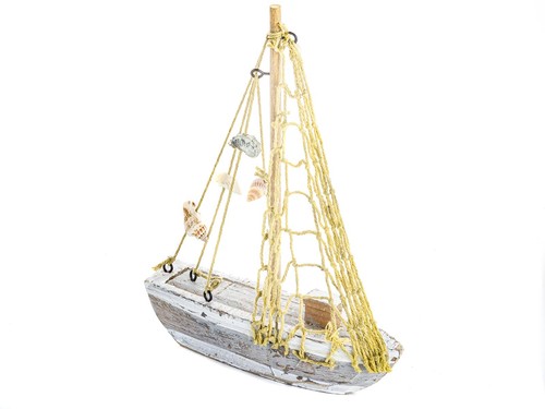 Holzdeko segelschiff maritim - holzdeko,