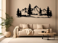 Berge Wanddeko , Bilder 3D, Wandbilder für wohnzimmer und schlafzimmer