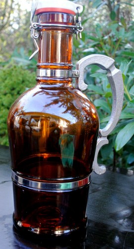 Glas bierkrug mit - glas,