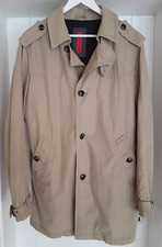 Finshley & Harding: Trenchcoat Kurzmantel Übergangsjacke * Beige * Gr. 52 * top