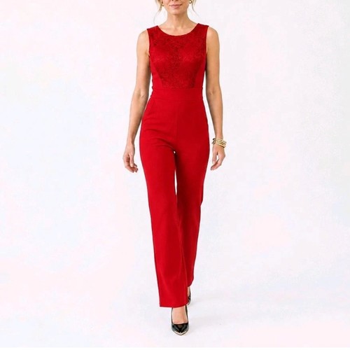 Damen overall rot elegant - overall,
