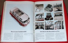 VW Bus Samba T1 Karmann Ghia u Typ3 Werbung ! Käfer Eriba Puck Gute Fahrt 1966 3