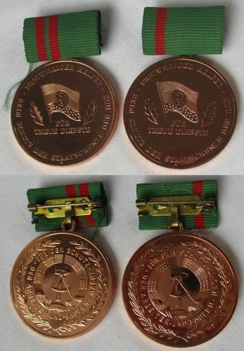 Ddr medaille treue dienste - medaille,