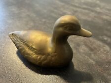 Messing Ente Dekoration Sammlerstück Vintage Insgesamt ca.14cm Lang